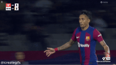 Soccer Player With Spotify Shirt GIF