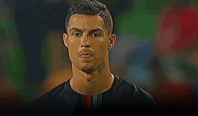 Soccer Player With Striped Shirt GIF