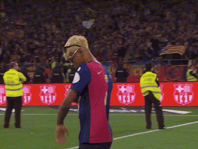 Soccer Player With Sunglasses On Field With Crowd GIF