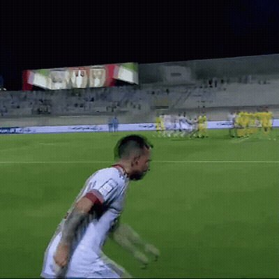 Soccer Player With Tattoo Running On Field GIF