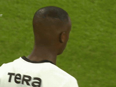 Soccer Player With Tera On Shirt GIF