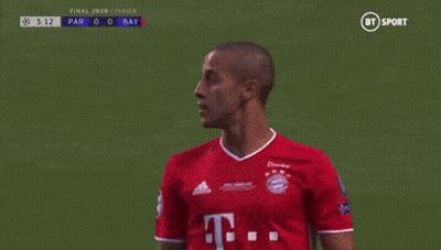 Soccer Player With Thiago On Shirt GIF