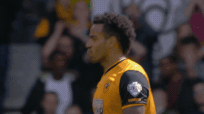 Soccer Player Yellow Jersey Land On Sleeve GIF