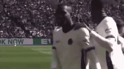 Soccer Players Celebrating A Goal GIF