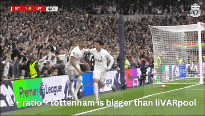 Soccer Players Celebrating Goal 1-0 GIF