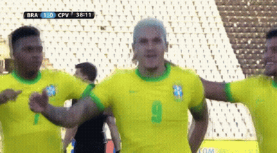 Soccer Players Celebrating Goal Against CPV GIF