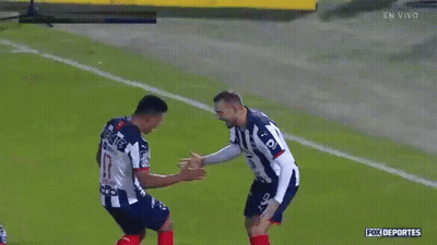 Soccer Players Celebrating Goal Fox Deportes GIF