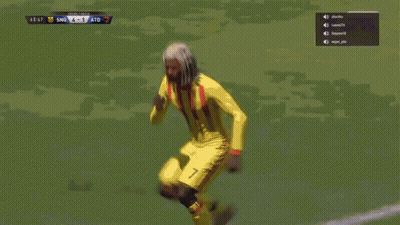 Soccer Players Celebrating Goal GIF