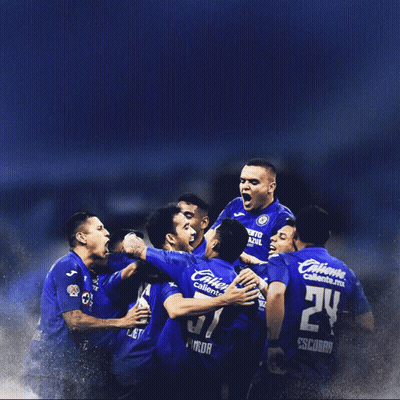 Soccer Players Celebrating Goal GIF