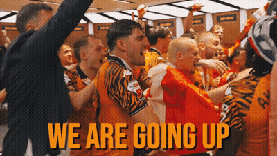 Soccer Players Celebrating We Are Going Up GIF