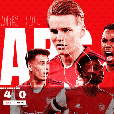Soccer Players Collage With Arsenal GIF