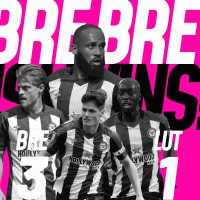 Soccer Players Collage With Numbers 3 And 11 GIF