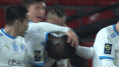Soccer Players Hugging With Uber Shirt GIF