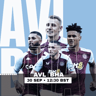 Soccer Players In Front Of AVL On Blue GIF