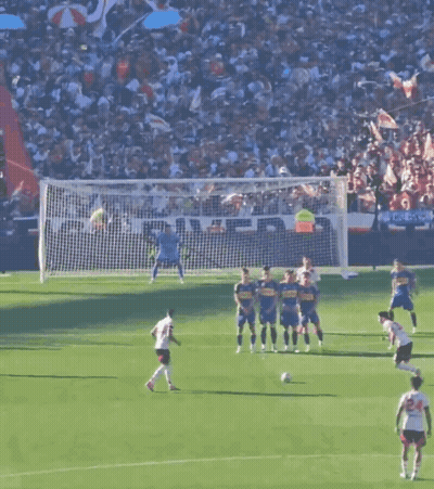 Soccer Players In Front Of Be Banner GIF