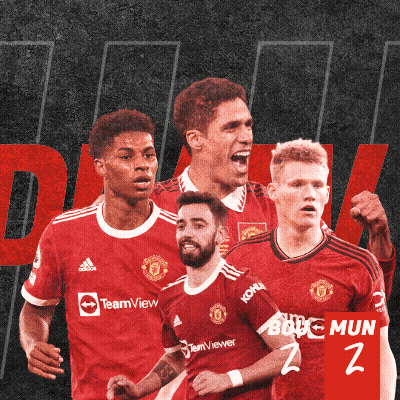 Soccer Players In Red Teamview Jerseys GIF
