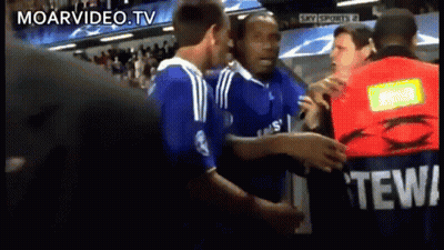 Soccer Players Interviewed By Man In Vest GIF