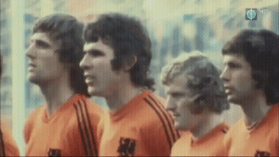Soccer Players Lined Up One With Letter N GIF