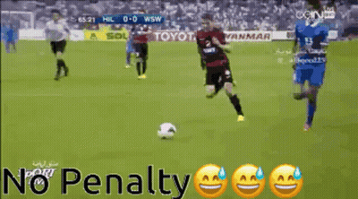 Soccer Players No Penalty GIF