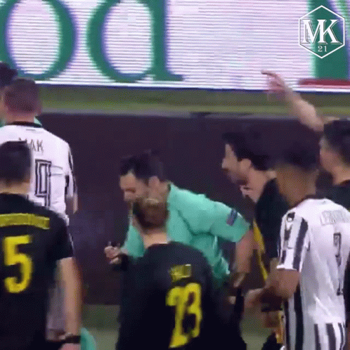 Soccer Players Number 5 And 13 GIF