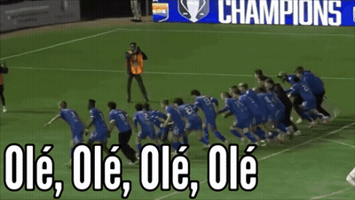 Soccer Players Ole Ole Ole Ole GIF