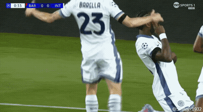 Soccer Players On A Field With Pepsi Max Advertisement GIF