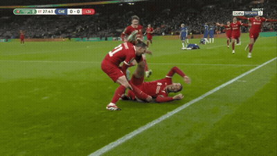Soccer Players On Bein Sports Field GIF