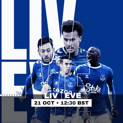 Soccer Players On Blue Background GIF