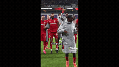 Soccer Players On Field One Dancing GIF