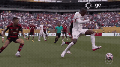 Soccer Players On Field Saying FIFA Club World Cup 2025 GIF