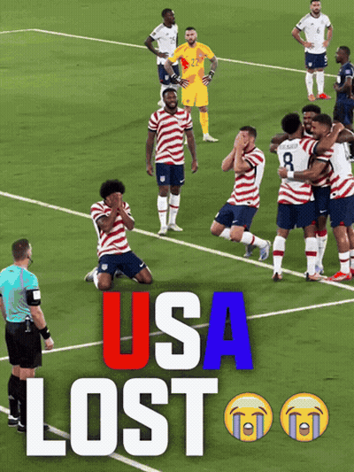 Soccer Players On Field USA Lost GIF