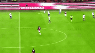 Soccer Players On Field With Editori Advertisement GIF