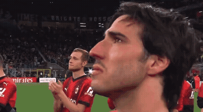Soccer Players On Field With Emirates Jersey GIF
