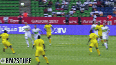 Soccer Players On Field With Gasoline Sign GIF