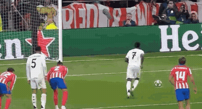 Soccer Players On Field With Heineken Sign GIF
