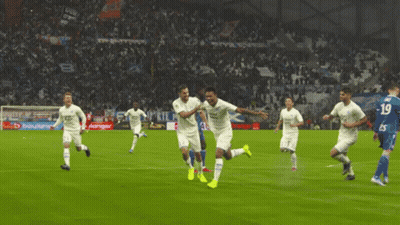 Soccer Players On Field With Number 19 GIF