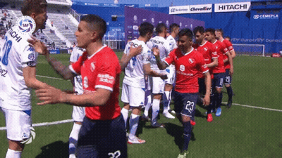 Soccer Players On Field With Number 23 Jersey GIF
