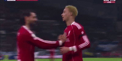 Soccer Players On Field With Pepsi Sign GIF