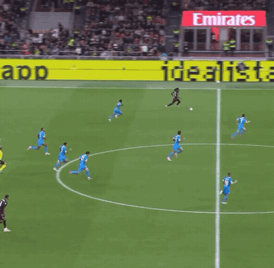 Soccer Players On Field With Puma Go Wild Ads GIF