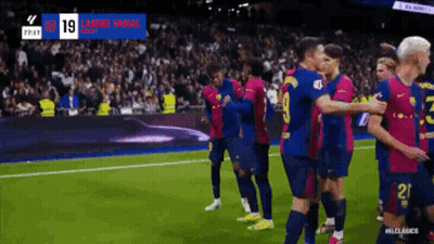 Soccer Players On Field With Scoreboard 19 GIF