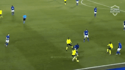 Soccer Players On Field With Scout GIF