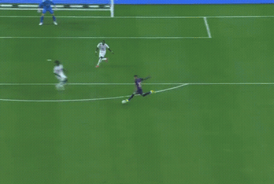 Soccer Players On Field With Socio Banner GIF