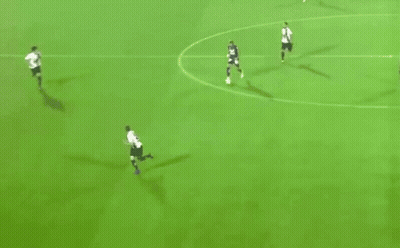 Soccer Players One In Red White And Blue Jersey GIF