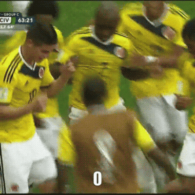 Soccer Players One Wearing Number 0 GIF