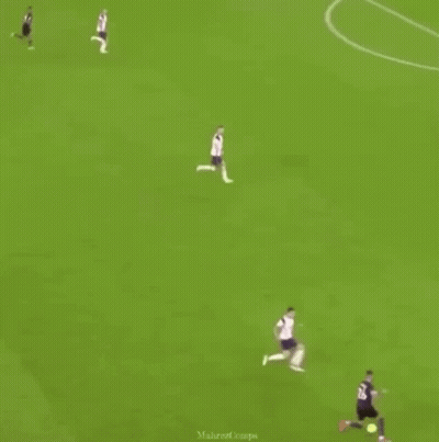 Soccer Players Playing Game GIF