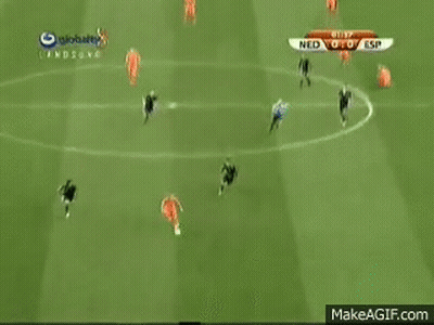 Soccer Players Playing Game GIF