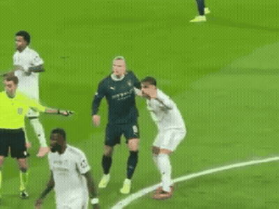 Soccer Players Playing Game On Field GIF