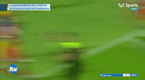 Soccer Players Playing Game On TYC Sports Field GIF