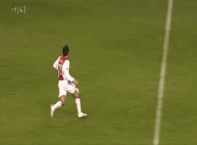Soccer Players Playing On Field Number 8 GIF