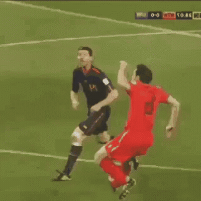 Soccer Players Playing On Field GIF